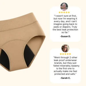 🎁 Thanksgiving Sale 70% OFF|NESLEMY™  100% Leak-Proof Underwear 4-pack