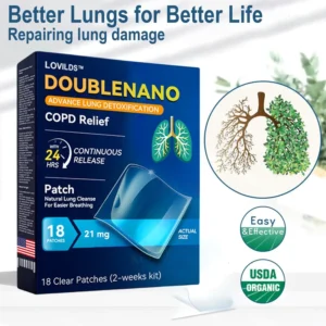 FDA Approved LOVILDS™ DoubleNano COPD Relief Patch (💝 Cough, wheezing, shortness of breath, sputum, stuffy nose, bronchitis, bronchitis, allergy symptoms, lung discomfort)