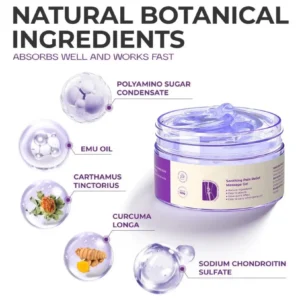 LOVILDS™ AOA-Approved Pain Relief Gel – With Turmeric & Emu Oil for Arthritis & Joint Support