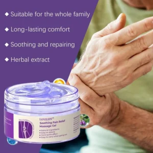 LOVILDS™ AOA-Approved Pain Relief Gel – With Turmeric & Emu Oil for Arthritis & Joint Support