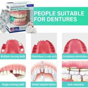 Neslemy® Medical Full Denture with Strong Suction