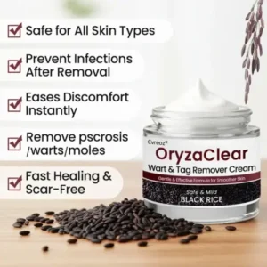 Cvreoz® OryzaClear Black Rice Botanical Keratin-Softening Cream