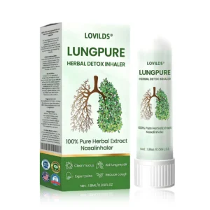 LOVILDS LungPure Inhaler: 100% Herbal Detox for Clear Lungs & Easier Breathing