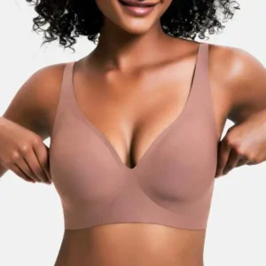 NESLEMY Smooth Wireless Push-Up Bra for All-Day Comfort