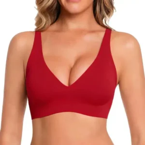 NESLEMY Smooth Wireless Push-Up Bra for All-Day Comfort