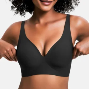 NESLEMY Smooth Wireless Push-Up Bra for All-Day Comfort