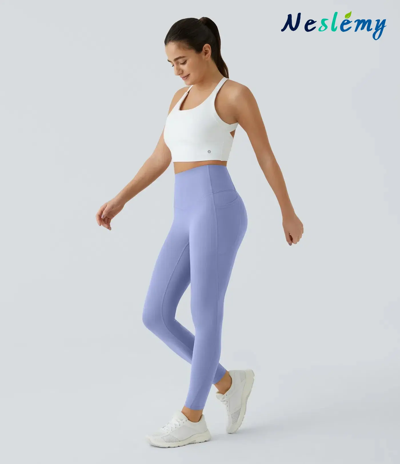 Neslemy® High Waisted Waist Shaping Pocket Shaping Training Leggings