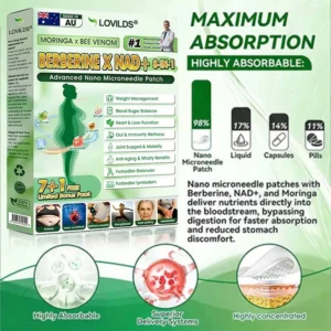 𝐎𝐟𝐟𝐢𝐜𝐢𝐚𝐥 🇦🇺AU 𝐒𝐭𝐨𝐫𝐞 | ✨🧑‍⚕️𝐋𝐎𝐕𝐈𝐋𝐃𝐒® 𝐌𝐨𝐫𝐢𝐧𝐠𝐚 · 𝐁𝐞𝐞 𝐯𝐞𝐧𝐨𝐦 · 𝐁𝐞𝐫𝐛𝐞𝐫𝐢𝐧𝐞 × 𝐍𝐀𝐃+ 𝟖-𝐢𝐧-𝟏 𝐀𝐝𝐯𝐚𝐧𝐜𝐞𝐝 𝐍𝐚𝐧𝐨 𝐌𝐢𝐜𝐫𝐨𝐧𝐞𝐞𝐝𝐥𝐞 𝐏𝐚𝐭𝐜𝐡 — 𝐎𝐧𝐜𝐞 𝐃𝐚𝐢𝐥𝐲, 𝐕𝐢𝐬𝐢𝐛𝐥𝐞 𝐑𝐞𝐬𝐮𝐥𝐭𝐬 𝐢𝐧 𝟕 𝐃𝐚𝐲𝐬 (obesity, ｌｏｏｓｅｓｋｉｎ,diabetes, sleep apnea, joint issues, and more For)