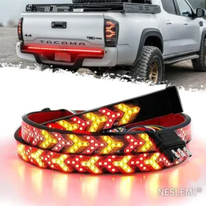 🏈 Super Bowl Tailgate Game Changer: NESLEMY® 60-Inch LED Light Bar Strip for Epic Nights! 🏆