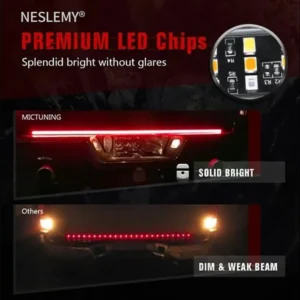 🏈 Super Bowl Tailgate Game Changer: NESLEMY® 60-Inch LED Light Bar Strip for Epic Nights! 🏆