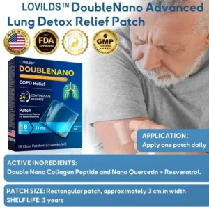 ✅FDA Approved LOVILDS™ DoubleNano Relief Patch (💝 Cough, wheezing, shortness of breath, sputum, stuffy nose, bronchitis, bronchitis, allergy symptoms, lung discomfort)