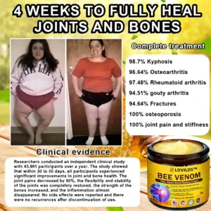 LOVILDS™  Bee Venom  Pain-Relief Bone Healing Cream 🎉🎉(Specially for older adults)