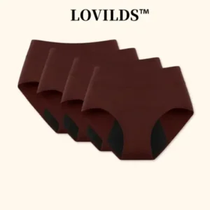 LOVILDS™ Leak-Proof Confidence Briefs – 4-Layer Absorbency for All-Day Dryness