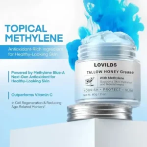 LOVILDS™ Tallow Honey Grease with Methylene – Naturally Hydrates to Restore Balance and Prevent Aging