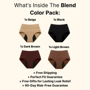 NESLEMY™ 100%Leak-Proof Underwear 4-pack | 🎄 Christmas Final Sale — LAST CHANCE! 🎅 🔥 70% OFF Ends Today