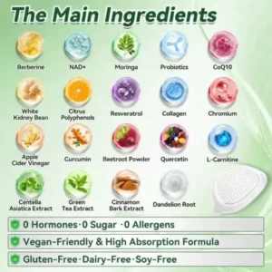 Ourlyard™ 𝙈𝒐𝒓𝒊𝒏𝒈𝗮 𝗕𝗲𝗿𝗯𝐞𝐫𝐢𝐧𝙚 𝙉𝑨𝑫 𝟏𝟎-𝙞𝙣-𝟏 𝘼𝒅𝒗𝒂𝒏𝒄𝒆𝐝 𝐍𝐚𝐧𝙤 𝙈𝙞𝙘𝙧𝙤𝙣𝒆𝒆𝒅𝒍𝐞 𝐏𝐚𝐭𝙘𝙝(𝐉𝐮𝐬𝐭 𝐨𝐧𝐜𝐞 𝐚 𝐝𝐚𝐲. 𝐯𝐢𝐬𝐢𝐛𝐥𝐞 𝐜𝐡𝐚𝐧𝐠𝐞𝐬 𝐢𝐧 𝟕 𝐝𝐚𝐲𝐬) 𝐅𝐨𝐫 𝐨𝐛𝐞𝐬𝐢𝐭𝐲. .𝐝𝐢𝐚𝐛𝐞𝐭𝐞𝐬. 𝐬𝐥𝐞𝐞𝐩 𝐚𝐩𝐧𝐞𝐚. 𝐣𝐨𝐢𝐧𝐭 𝐢𝐬𝐬𝐮𝐞𝐬. 𝐚𝐧𝐝 𝐦𝐨𝐫𝐞