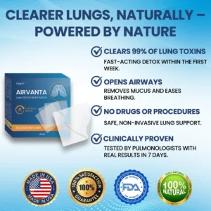 Timilk® AirVanta Lung Detox Relief Patch🔥