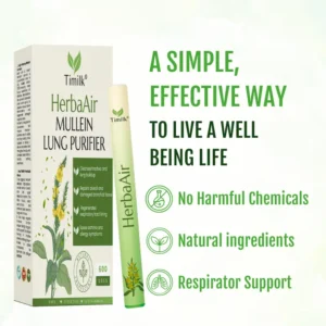Timilk® HerbaAir Mullein Lung Purifier💨FDA-Approved Lung Support in 15 Minutes