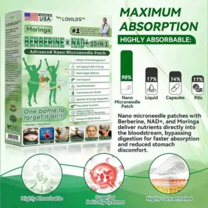 🇺🇸 𝐎𝐟𝐟𝐢𝐜𝐢𝐚𝐥 𝐒𝐭𝐨𝐫𝐞 | 𝐋𝐎𝐕𝐈𝐋𝐃𝐒™ 𝐌𝐨𝐫𝐢𝐧𝐠𝐚 · 𝐁𝐞𝐫𝐛𝐞𝐫𝐢𝐧𝐞 × 𝐍𝐀𝐃 + 𝟏𝟎-𝐢𝐧-𝟏 𝐀𝐝𝐯𝐚𝐧𝐜𝐞𝐝 𝐍𝐚𝐧𝐨 𝐌𝐢𝐜𝐫𝐨𝐧𝐞𝐞𝐝𝐥𝐞 𝐏𝐚𝐭𝐜𝐡 (✅𝐉𝐮𝐬𝐭 𝐨𝐧𝐜𝐞 𝐚 𝐝𝐚𝐲, 𝐯𝐢𝐬𝐢𝐛𝐥𝐞 𝐜𝐡𝐚𝐧𝐠𝐞𝐬 𝐢𝐧 𝟕 𝐝𝐚𝐲𝐬)