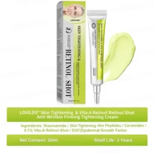 LOVILDS® Skin Tightening Vita-A Retinol Retinol shot Anti-Wrinkle Firming Tightening cream – Last Day Promotion 70 OFF