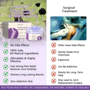 NESLEMY™ Pain Relief Gel With Turmeric Emu Oil for Arthritis Joint Support