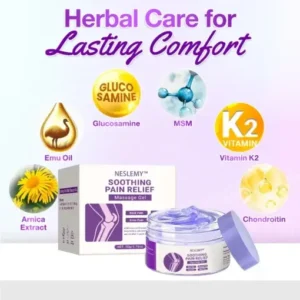 NESLEMY™ Pain Relief Gel With Turmeric Emu Oil for Arthritis Joint Support