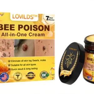 𝐋𝐎𝐕𝐈𝐋𝐃𝐒™ 𝐁𝐞𝐞 𝐏𝐨𝐢𝐬𝐨𝐧 𝐀𝐥𝐥-𝐢𝐧-𝐎𝐧𝐞 𝐂𝐫𝐞𝐚𝐦–🌸 Anti-aging,Hydrating, Skin Repair, Even Tone, Acne and Dark Spot Treatment, Wart and Mole Removal, Psoriasis Relief