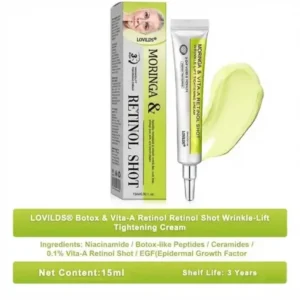 LOVILDS® moringa Vita-A Retinol Shot Wrinkle-Lift Tightening cream – Last Day Promotion 50 OFF