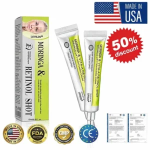 🧠👨‍⚕️Made and shipped from the USA 💫LOVILDS® moringa & Vita-A Retinol Shot Wrinkle-Lift Tightening cream - Last Day Promotion 50% OFF