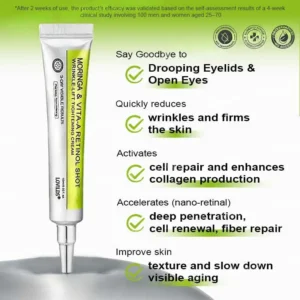 🧠👨‍⚕️Made and shipped from the USA 💫LOVILDS® moringa & Vita-A Retinol Shot Wrinkle-Lift Tightening cream - Last Day Promotion 50% OFF