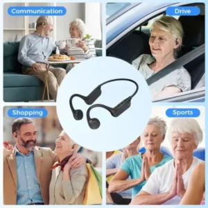 NESLEMY™ Bone Conduction Smart Hearing Aid Bluetooth Earphones(App Controlled)