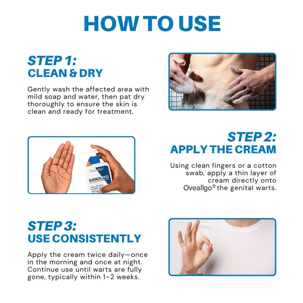 Oveallgo® NanoLipo HPV Genital Warts Eraser Cream ProX